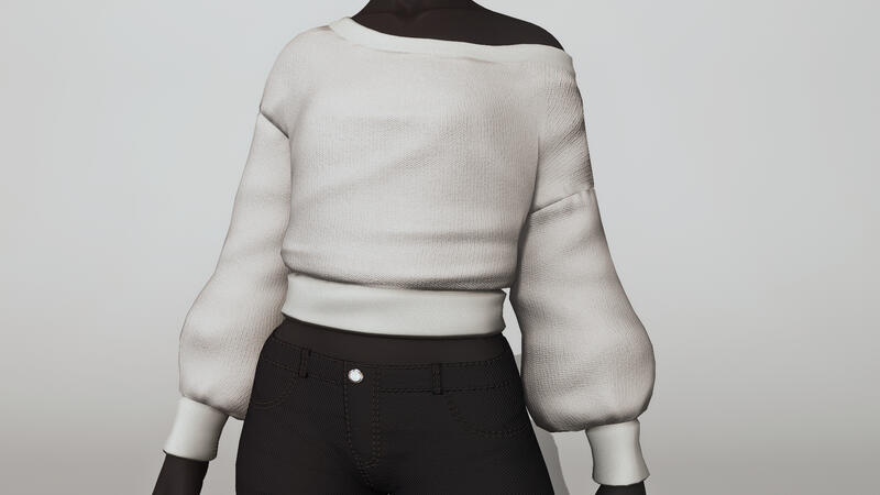 Off shoulder top